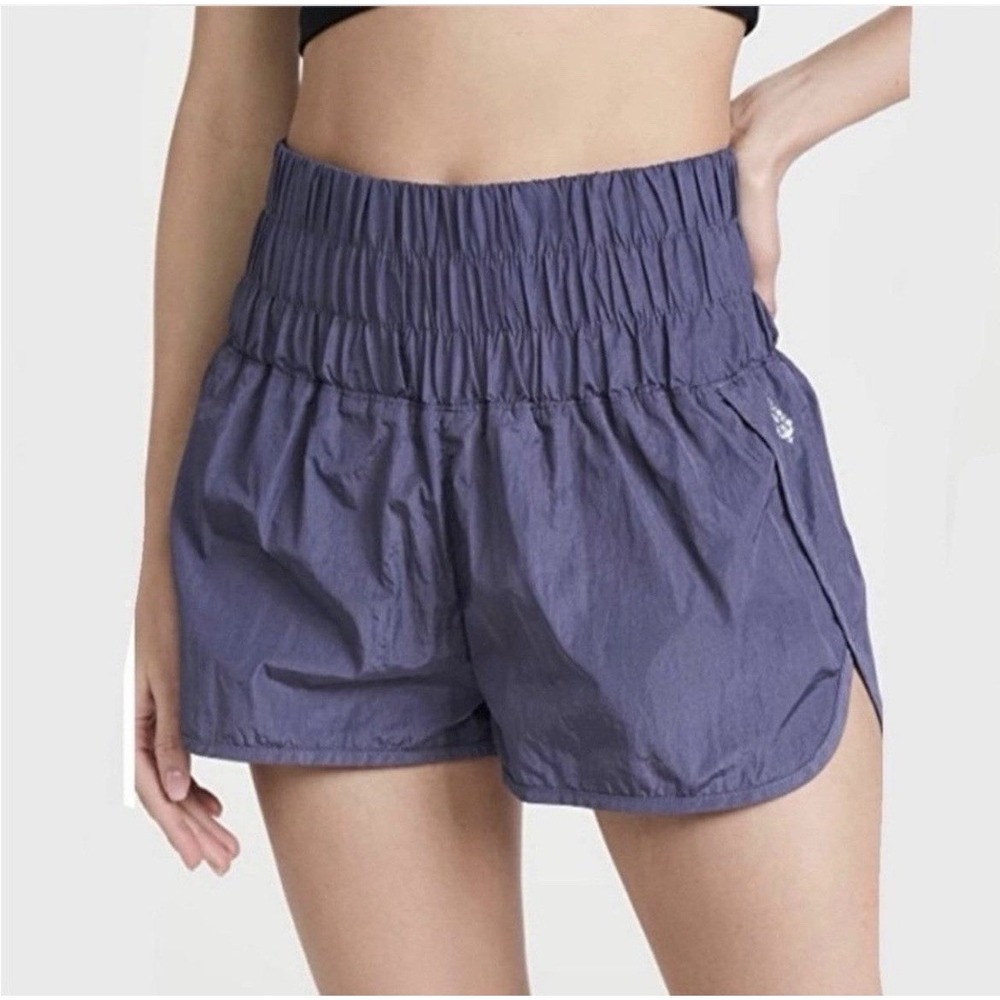free people movement The Way Home Shorts Women's Sz Xs Purple Pull On Athletic